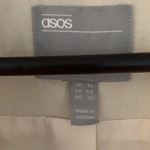 Beautiful classic long Asos Curve trench coat - Picture 5 of 10